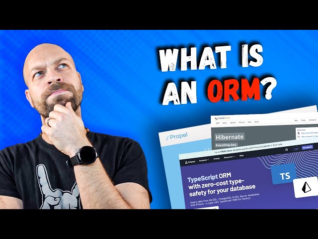 What is an ORM and what does it do?