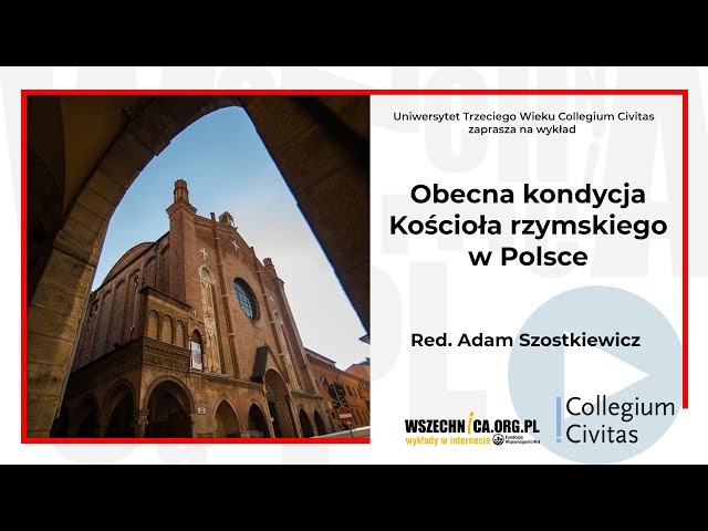 Obecna kondycja Kościoła rzymskiego w Polsce / red. Adam Szostkiewicz