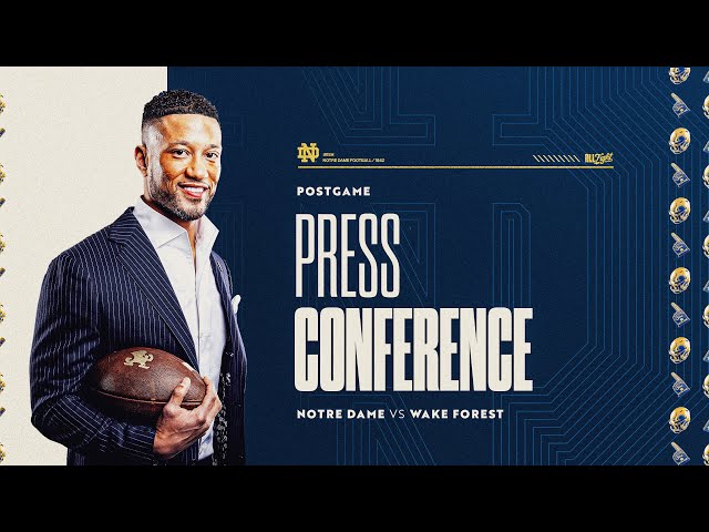 Wake Forest | Marcus Freeman Postgame Press Conference (11.18.23) | Notre Dame Football