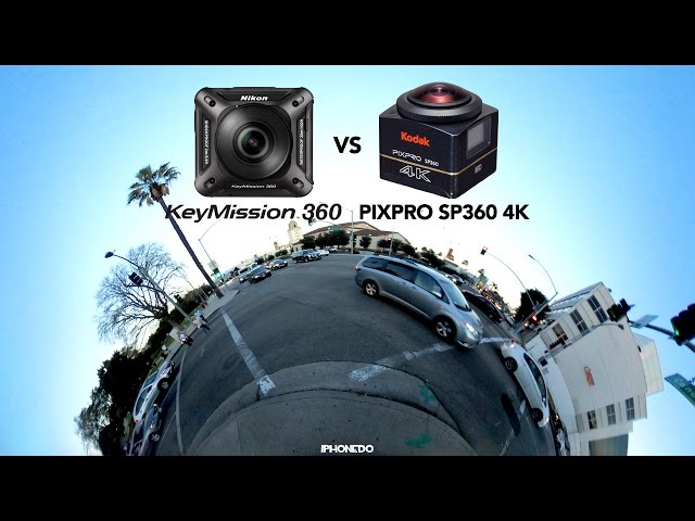 Nikon KeyMission 360 vs Kodak PixPro SP360 4K