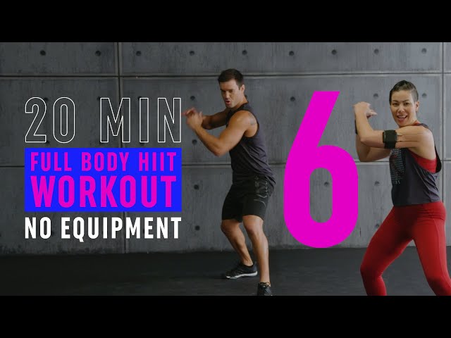 20 Min Full Body HIIT Workout 6 / Intense Fat Burning & Toning Cardio / No Equipment