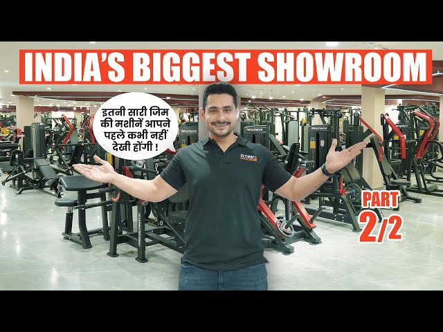 BIGGEST Gym Equipment Showroom in India 🇮🇳 | Part 02 | Abhishek Gagneja