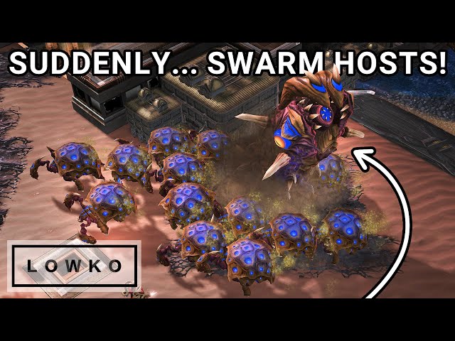 StarCraft 2: Dark is STYLING with Swarm Hosts! (Grand Finals)