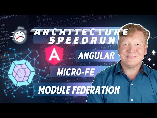 Angular Module Federation Micro-FE Speed Run