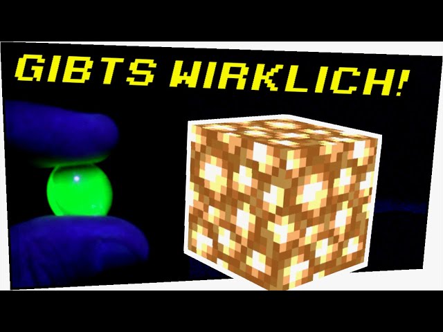 GLOWSTONE GIBTS WIRKLICH! - Minecraft in Real Life #09
