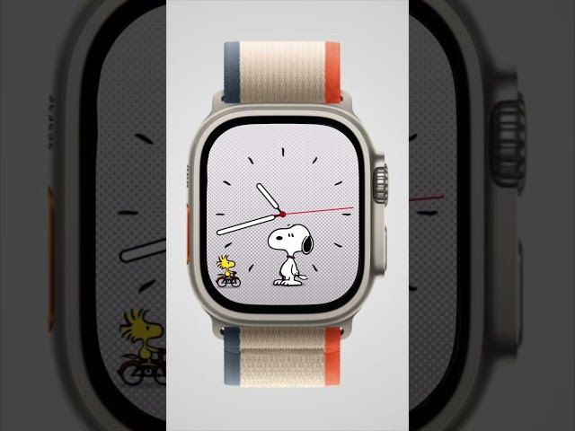 Snoopy Apple Watch Face #snoopy #apple #applewatch #ultra #smartwatch