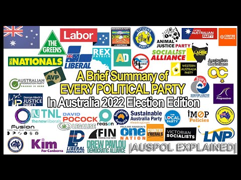 A Brief Summary of EVERY POLITICAL PARTY In Australia 2022 Election Edition | AUSPOL EXPLAINED