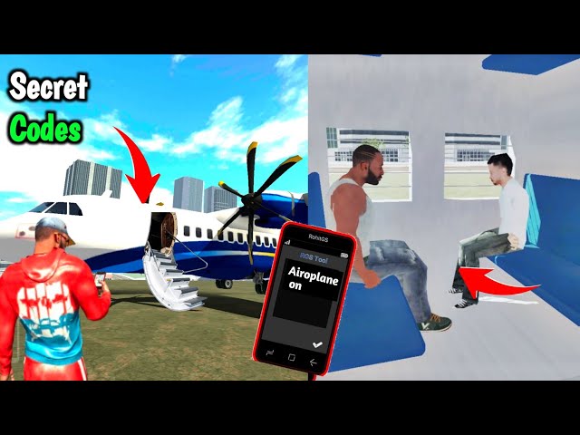 BIG AIROPLANE FLYING UPDATE SECRET RGS TOOL CHEAT CODES In Indian Bike Driving 3D l Myths