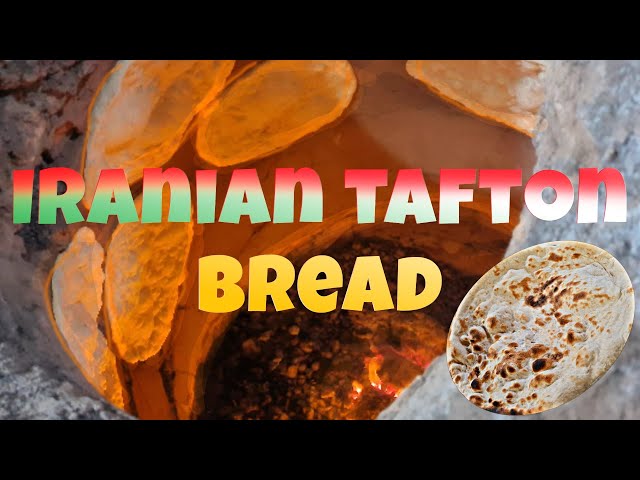 iranian tafton bread | baking iranian bread | cooking iranian tafton bread