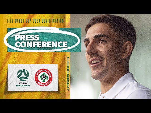 Josh Nisbet: I want to play my game and enjoy the moment | Press Conference | Subway Socceroos