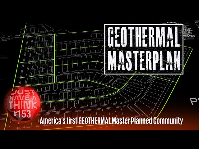 Geothermal Energy meets Master Planned Communities :  A blueprint for the future?