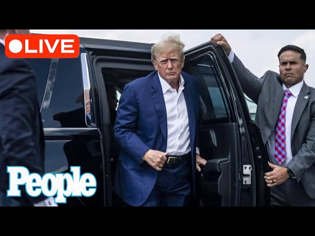 🔴 LIVE: Donald Trump Flies to New York Where He'll Be Arraigned on Tuesday | PEOPLE