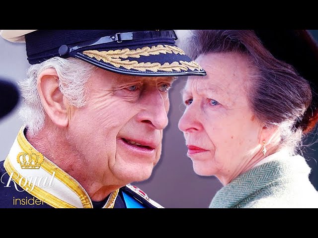 Princess Anne worried as she witnesses Charles in tears at the Queen's funeral - Royal Insider