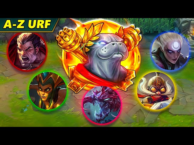 *A-Z URF EPISODE 5* TRYING EVERY CHAMP IN NEW URF 😆