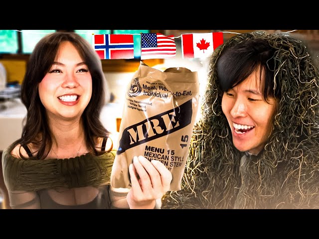 We tried MRE's from all over the world...