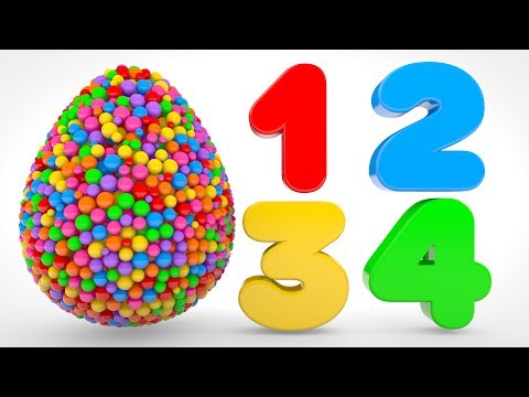 Learn Numbers with Color Balls - Numbers & Shapes Collection for Children