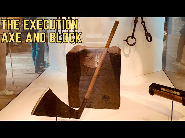The Execution Axe And Block Of The Tower Of London