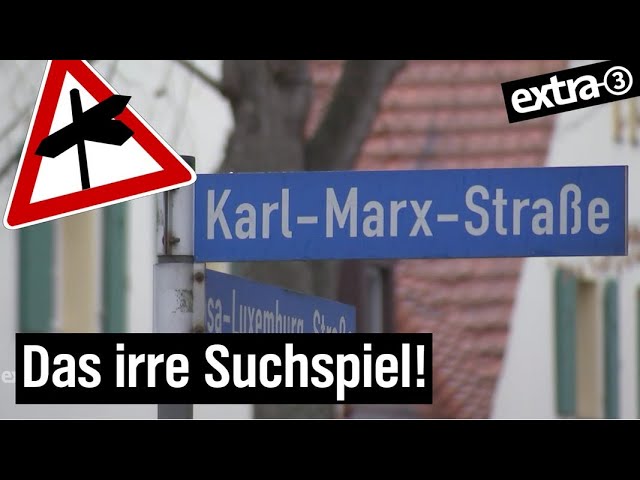 Realer Irrsinn: Drei Karl-Marx-Straßen in Lauta | extra 3 | NDR