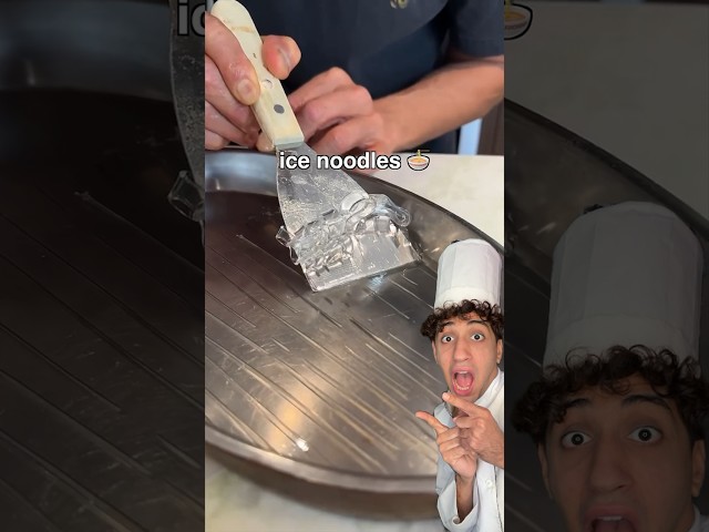 How to Cook with Ice 😱🧊 #viral