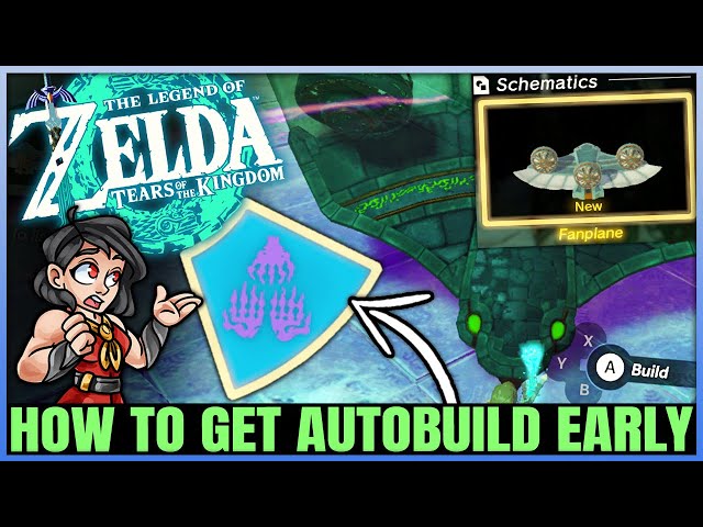 How to Get Autobuild STRAIGHT AWAY & FAST - Schematics Unlock Location Guide - Tears of the Kingdom!