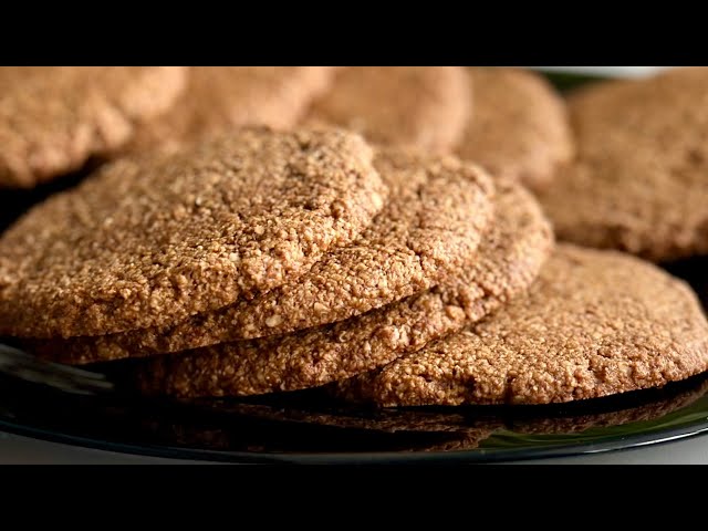 Oatmeal cookies with ginger and cinnamon No flour No eggs
