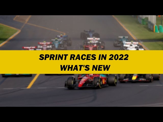 what's new with sprint races in 2022