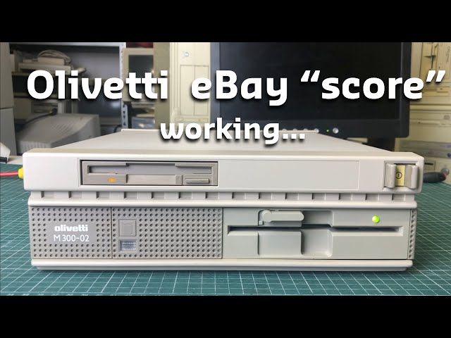 Olivetti M300-02 eBay "score" - working (part 3)