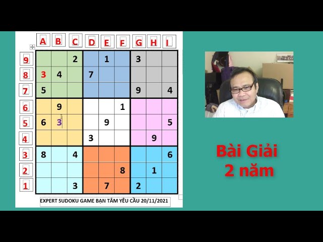 Expert Sudoku Mất 1 Năm 9 tháng mới giải xong