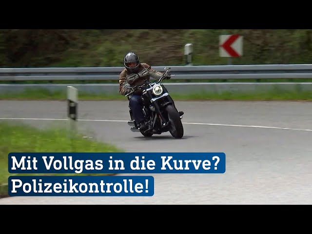 Polizeikontrolle im Taunus! Illegalem Motorräder-Tuning auf der Spur | hessenschau