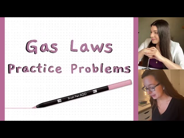 Gas Laws Practice Problems With Step By Step Answers | Study Chemistry With Us
