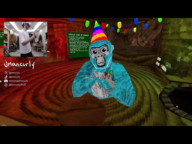 happy new year, let's play gorilla tag