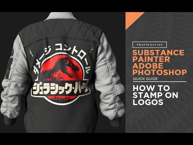Substance Painter, Adobe Photoshop - How To Stamp On Logos