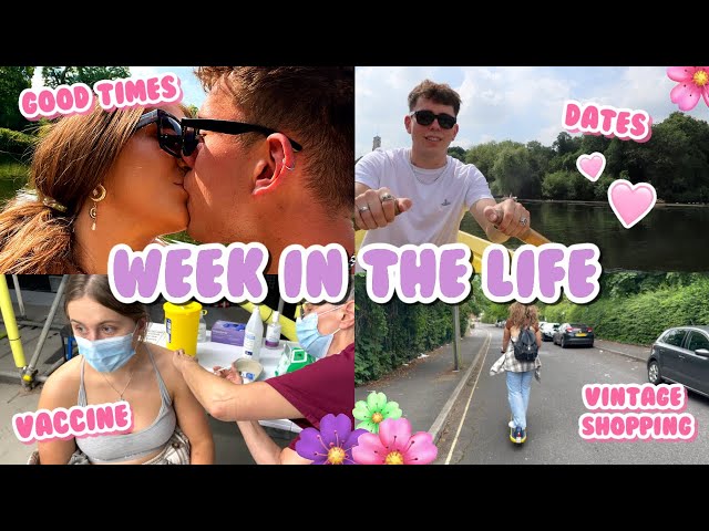Week In The Life At The University of Nottingham | getting the vaccine, vintage shopping, dates