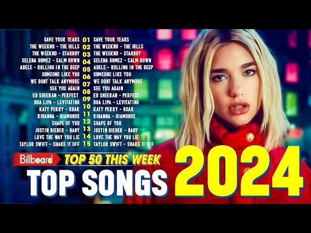 Dua Lipa, Ed Sheeran, The Weeknd, Bruno Mars, Adele, Maroon 5, Rihanna 💖 Billboard Top 30 This Week