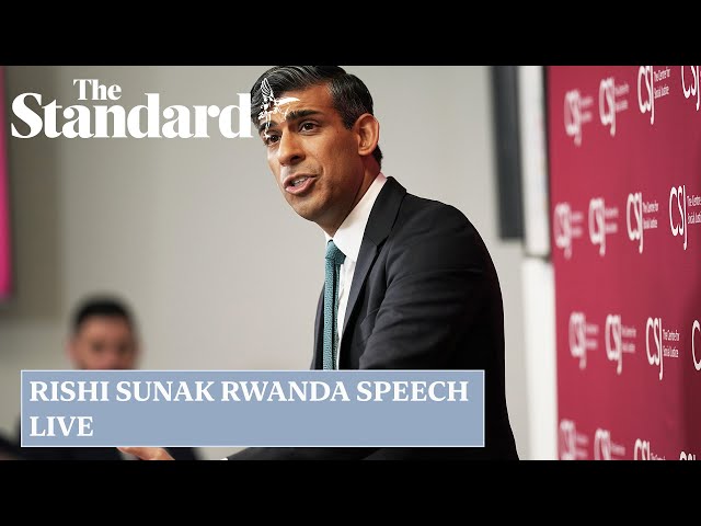 Rishi Sunak Rwanda speech in full: watch PM give speech on controversial immigration plans