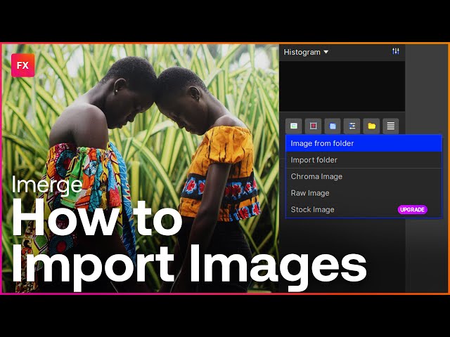 How to Import photos in Imerge | My First Project
