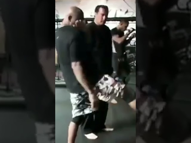 Training with Steven Seagal Anderson, silver knockout #viral ￼￼