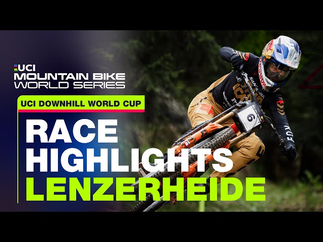 Lenzerheide Downhill Men's Race Highlights | UCI Mountain Bike World Series