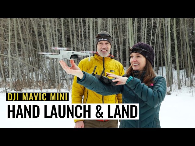 DJI Mavic Mini (DJI Mini 2) Hand Launch and Land