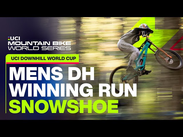 Men's Downhill Winning Run Snowshoe, USA | UCI Mountain Bike World Series