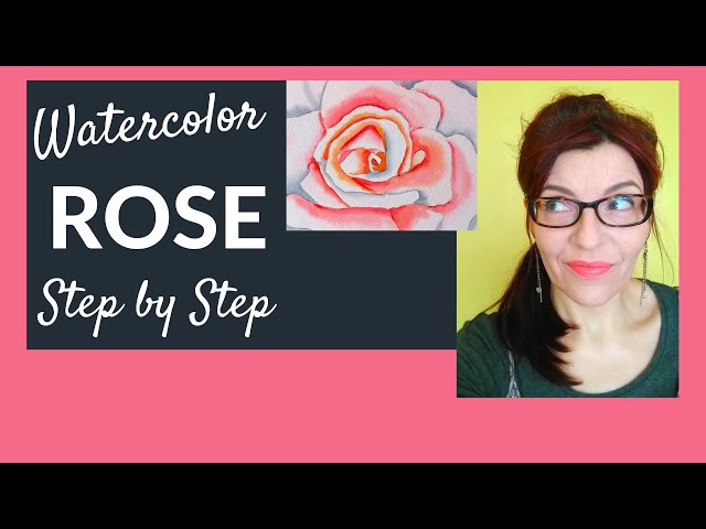 Watercolor Rose Tutorial (Easy!)