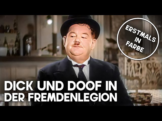 Dick und Doof in der Fremdenlegion | KOLORIERT | Komödie | Spielfilm auf Deutsch