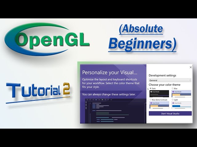 OpenGL (2024) for the Absolute Beginner #2... Our 1st C++ Program