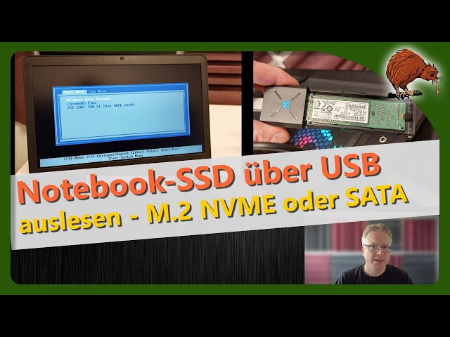 Computer startet nicht: M-2 SATA / NVME auslesen über USB