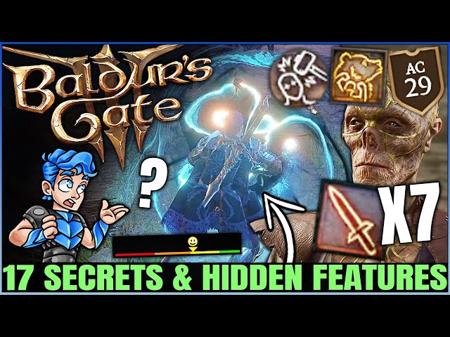 Baldur's Gate 3 - 17 More Secrets & Things You Didn't Know You Could Do - IMPORTANT Tips & Tricks!