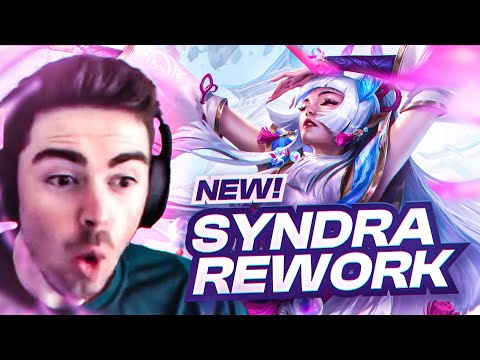 REACTING TO NEW SYNDRA REWORK *BEST SCALING CHAMP?!*