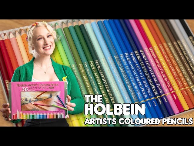 Reviewing The Holbein Artists Colored Pencils - Are they the best Japanese Colored Pencils?