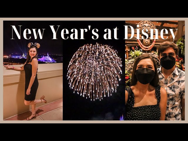 New Year's at Disney - Rooftop Fireworks @ Top of the World Lounge Bay Lake Tower, & Resort Hopping!