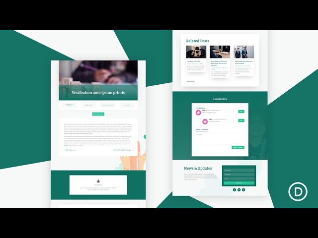 Get a FREE Blog Post Template for Divi’s Charity Layout Pack