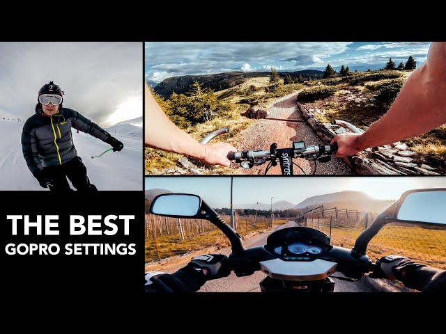 The BEST GoPro Settings for Skiing, Biking, Motorcycle | Hero 9 & Hero 8 & Hero 10